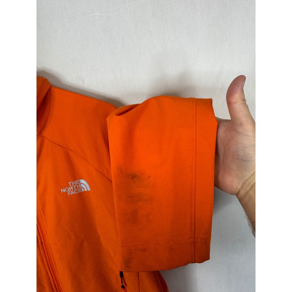 The North Face Summit Series Mens Orange Softshell Full Zip Jacket L Large - Picture 4 of 10